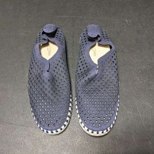 Ilse Jacobsen Navy Blue Slip-on Comfort Walking Casual Shoe Women's EU 38 US 7.5